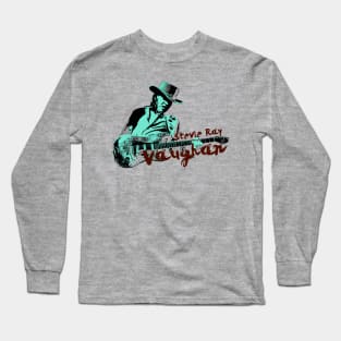 Color Black Stevie Ray Vaughan Long Sleeve T-Shirt